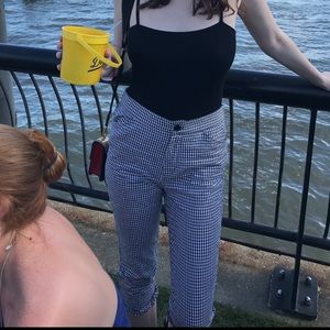 Zara Gingham Pants